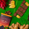 Product Lifestyle - TLM Products-38 Artisan chocolate lifestyle photography on cacao leaves and pods