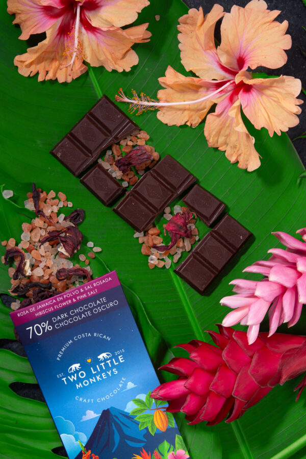 Product Lifestyle - TLM Products-43 Artisan chocolate lifestyle photography on cacao leaves and pods