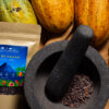 Product Lifestyle - TLM Products-47 Artisan chocolate lifestyle photography on cacao leaves and pods