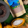 Product Lifestyle - TLM Products-51 Artisan chocolate lifestyle photography on cacao leaves and pods