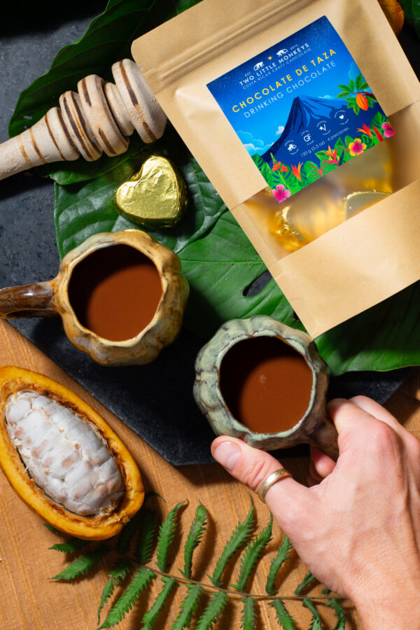 Product Lifestyle - TLM Products-54 Artisan chocolate lifestyle photography on cacao leaves and pods