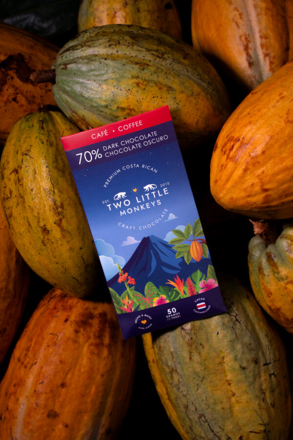 Product Lifestyle - TLM Products-59 Artisan chocolate lifestyle photography on cacao leaves and pods