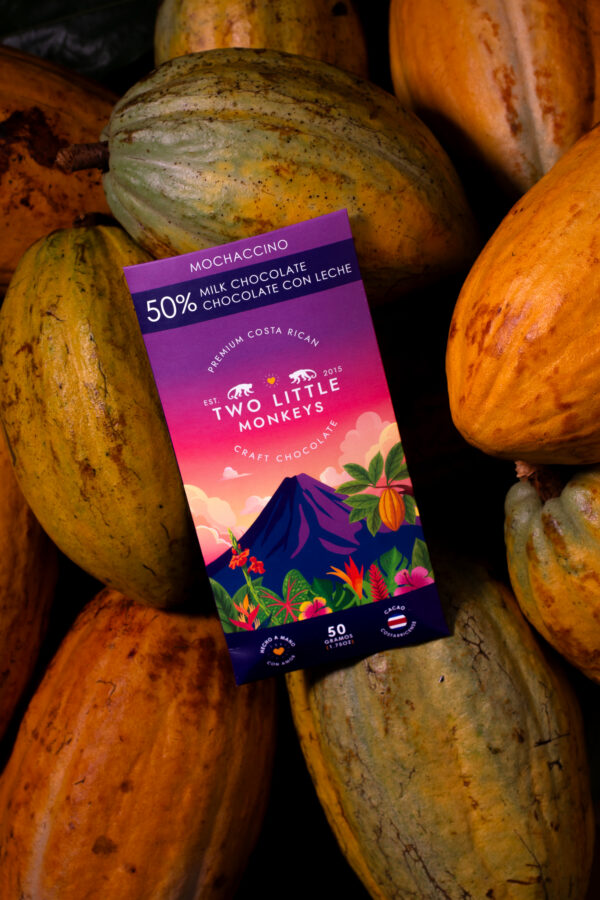 Product Lifestyle - TLM Products-63 Artisan chocolate lifestyle photography on cacao leaves and pods