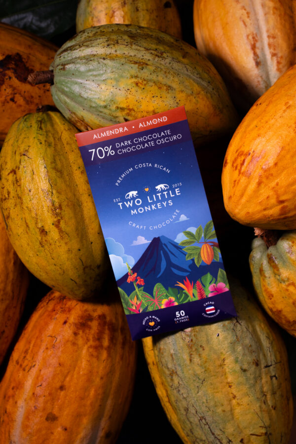 Product Lifestyle - TLM Products-64 Artisan chocolate lifestyle photography on cacao leaves and pods